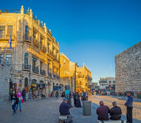 La calle turística — Foto de Stock