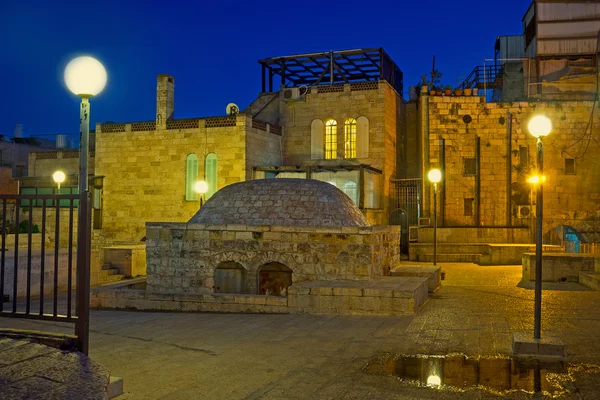 The street on roofs of Jerusalem — Zdjęcie stockowe