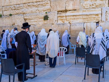 The Hasidic Orthdox prayers clipart