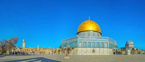 Panorama of the Dome of the Rock — Stockfoto