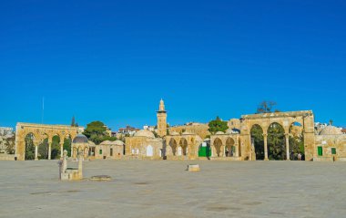 The square around the Dome of the Rock