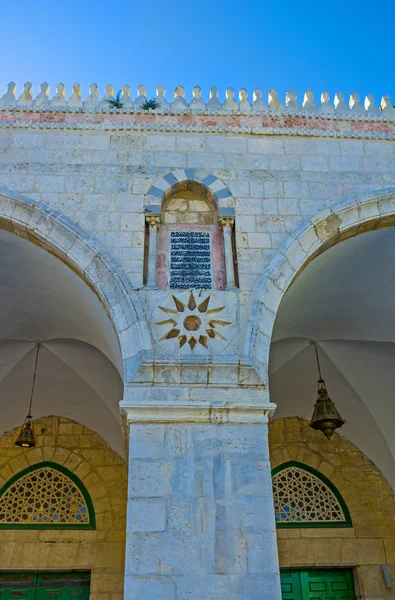 Decoraciones en la fachada de Al-Aqsa — Foto de Stock