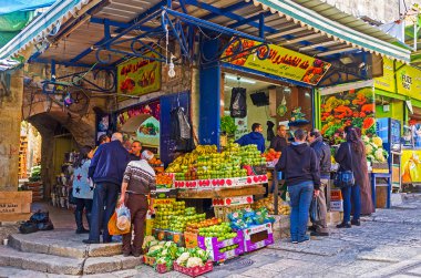 The fresh fruits in market