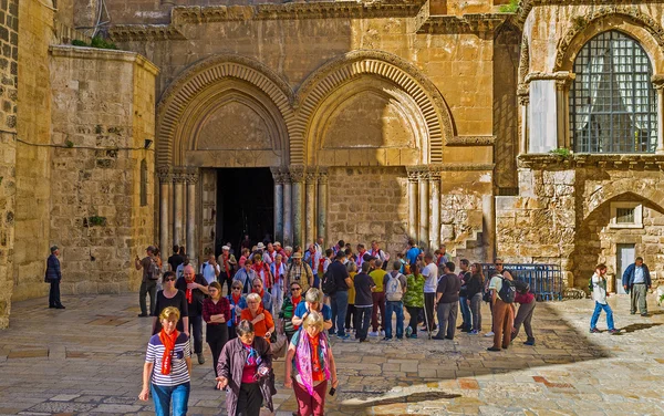 The tourists in Jerusalem — Stock Photo, Image
