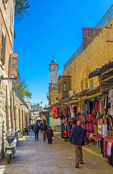 En el barrio musulmán de Jerusalén —  Fotos de Stock