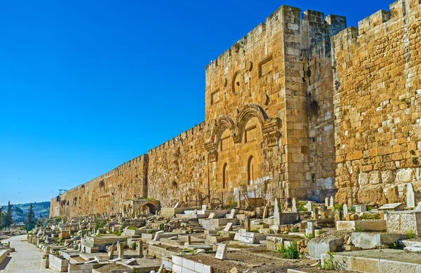 La Puerta Dorada de Jerusalén — Foto de Stock