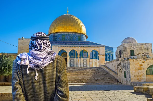 The way to the Dome of the Rock — Stock Photo, Image
