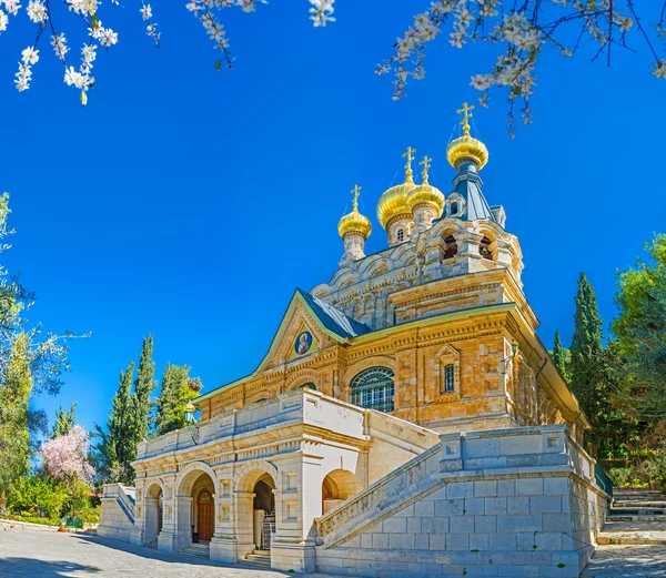 La Iglesia rusa en Jerusalén — Foto de Stock