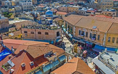 Eski şehir çatılar