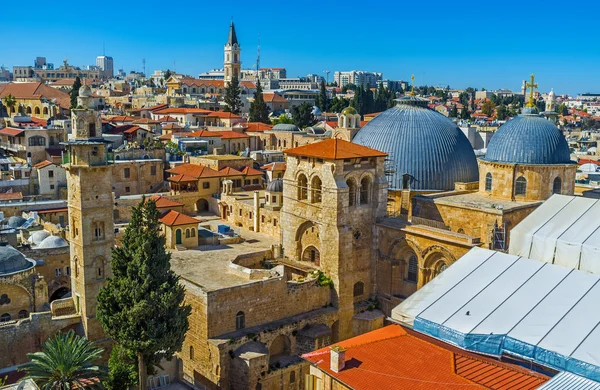 The dome of the Church of the Holy Sepulchre — Stockfoto