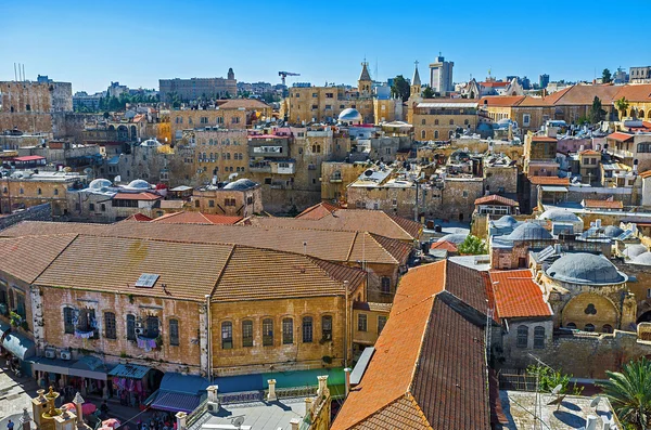 The roofs of the Christian Quarter — ストック写真