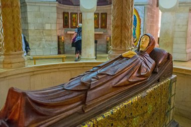 The figure of the Dormition of Virgin Mary