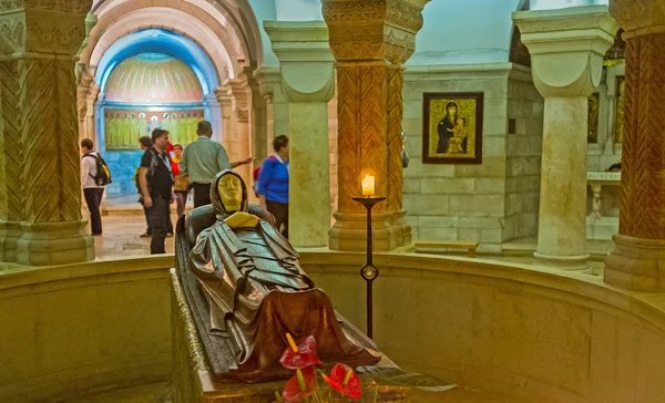 La Cripta de la Iglesia de la Dormición — Foto de Stock