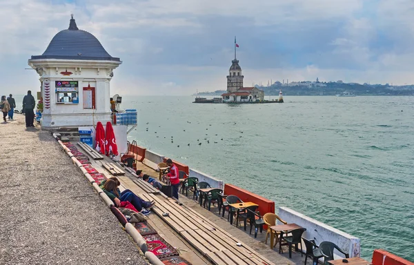 The teahouse in Istanbul — Stock Photo, Image