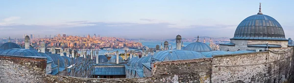 Las cúpulas del Complejo Entierro Suleymaniye —  Fotos de Stock