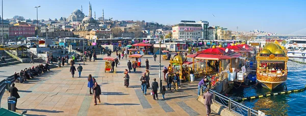 Panorama del muelle de Eminonu —  Fotos de Stock