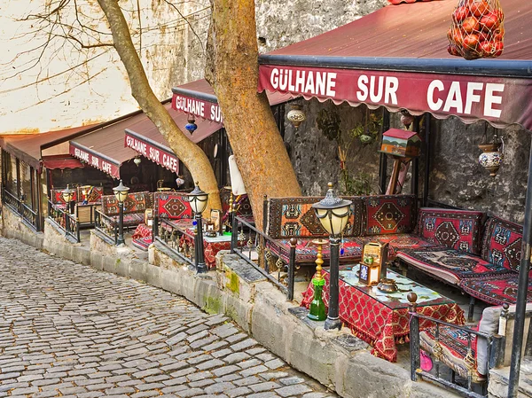 The traditional Turkish cafe — Stock Photo, Image