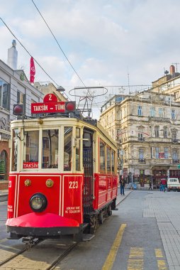 Istanbul'daki eski tramvay