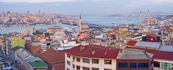 Стамбул сверху — стоковое фото