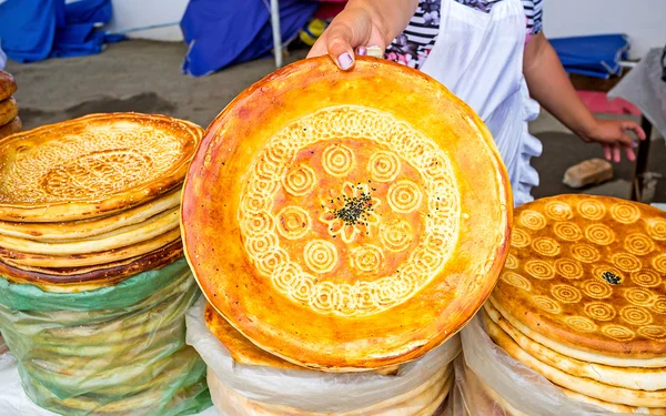 Dekorasi pada roti — Stok Foto