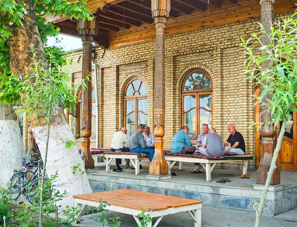 Relax in teahouse — Stock Photo, Image