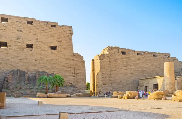 Pozůstatky chrámu Karnak — Stock fotografie