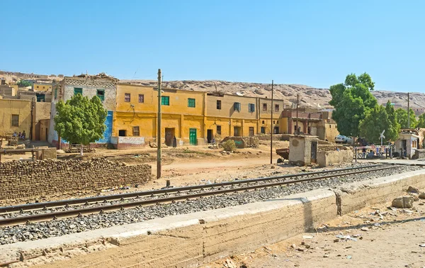 A ferrovia egípcia — Fotografia de Stock