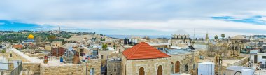Kudüs ün çatılar Panoraması