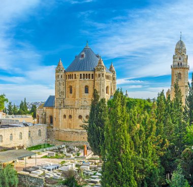 Temple Mount Zion üzerinde 