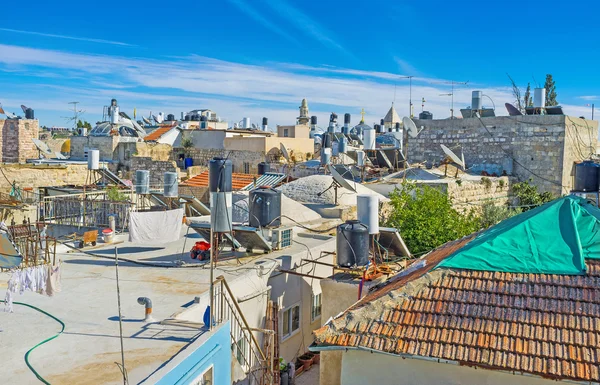Los tejados de Jerusalén — Foto de Stock