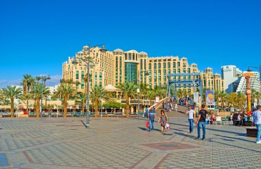 Eilat'ın merkezi gezinti