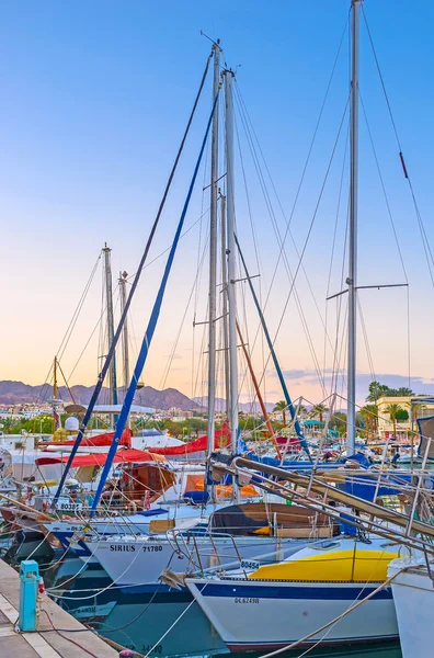 Turistbåtarna i Eilat — Stockfoto