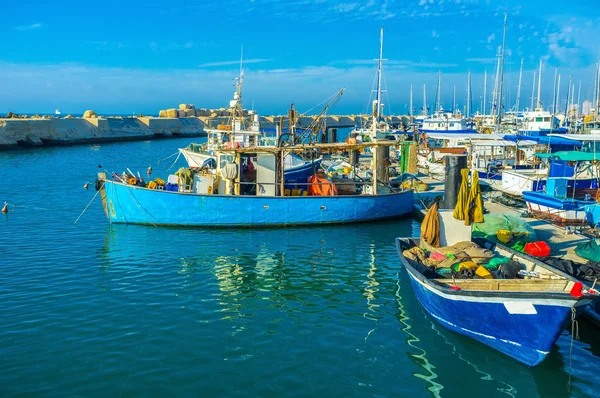 Os barcos de Jaffa — Fotografia de Stock