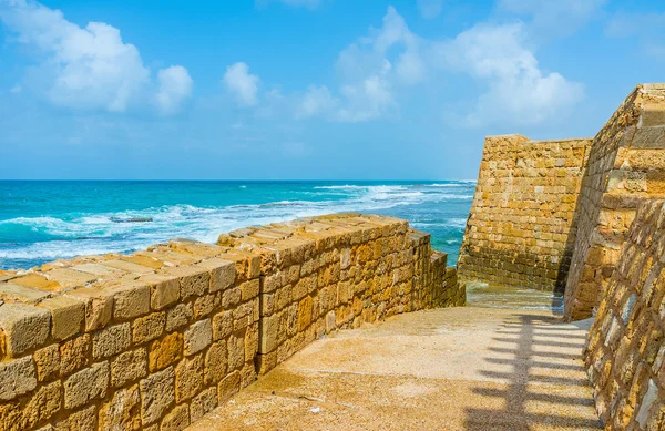 Le mur de mer d'Akko — Photo