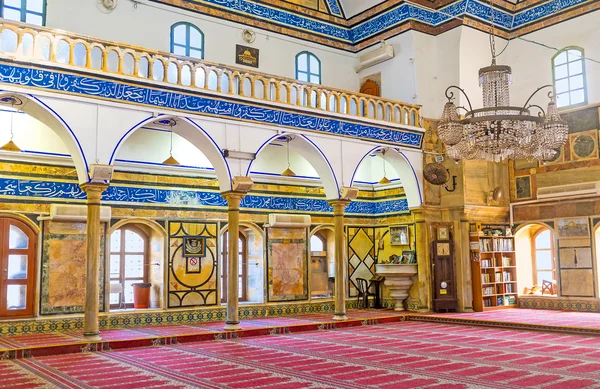 La sala de oración de la mezquita de Al-Jazzar — Foto de Stock