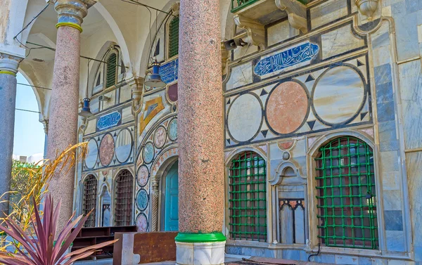 알-Jazzar 모스크의 입구 — 스톡 사진