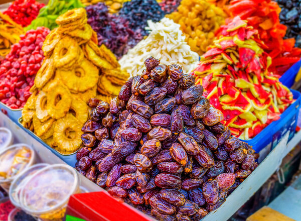 The sweet dried dates