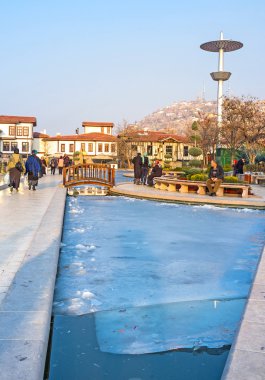 donmuş gölet