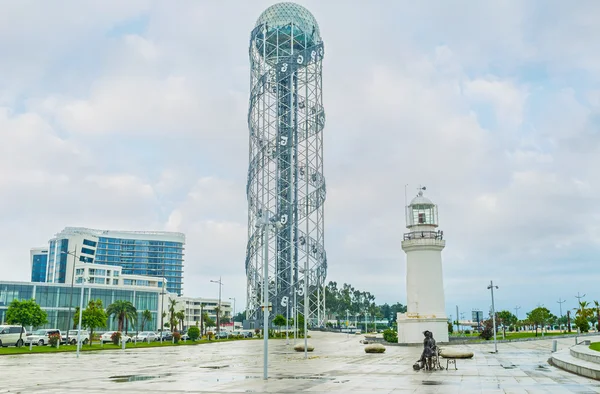 The modern buildings in Batumi — Stock Photo, Image