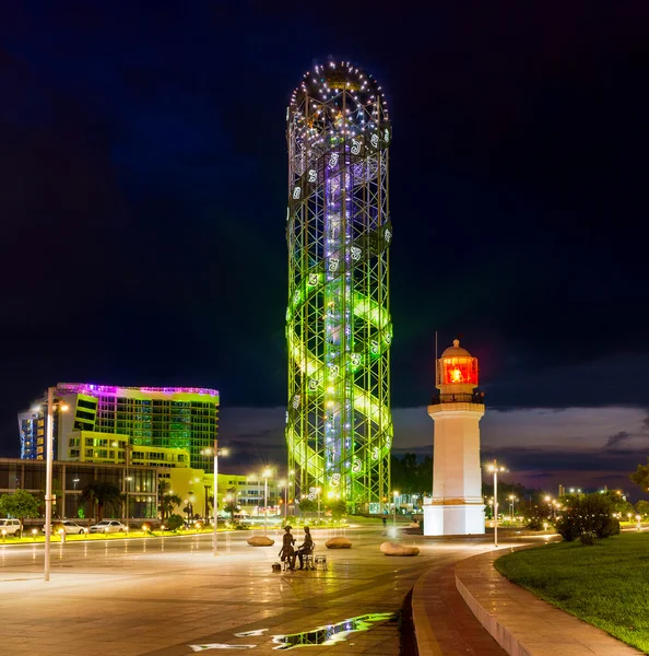 The lights of Batumi — Stock Photo, Image