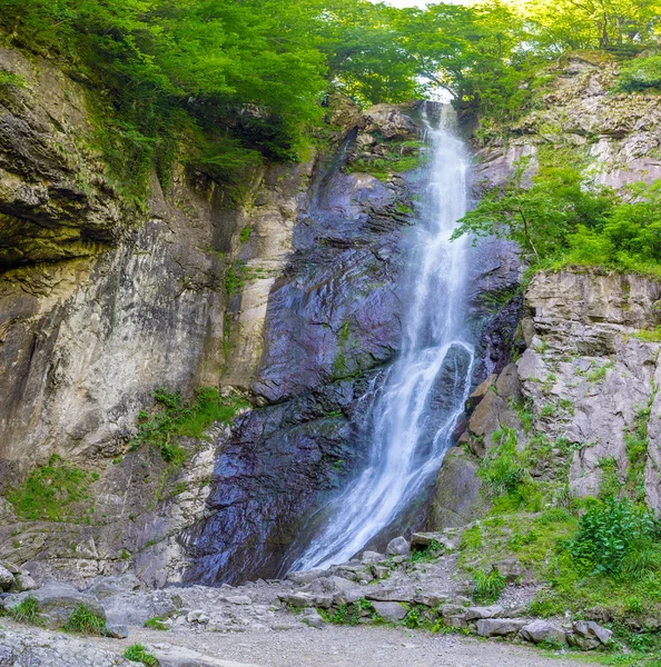 The Mahuntseti waterfall — Stock Photo, Image