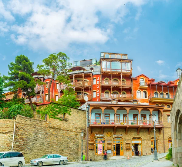 Les quartiers vallonnés de Tbilissi — Photo