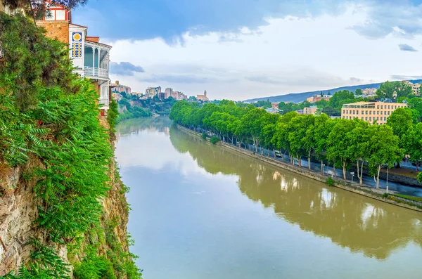 El río Kura en Tiflis —  Fotos de Stock
