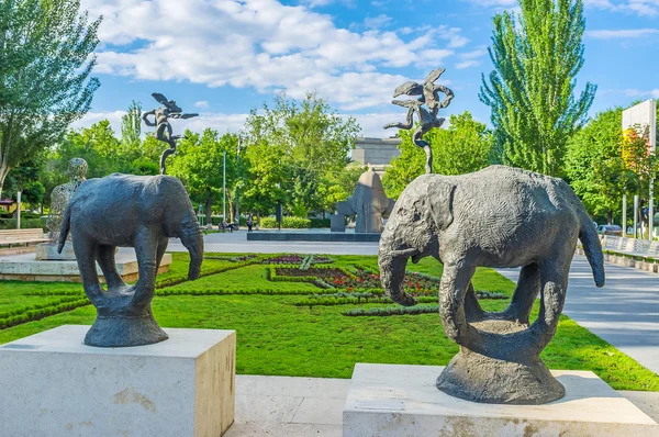 El jardín de esculturas en Ereván —  Fotos de Stock