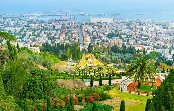 Haifa von oben — Stockfoto