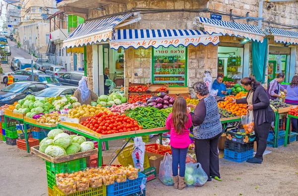 Las frutas y hortalizas en el mercado árabe — Foto de Stock