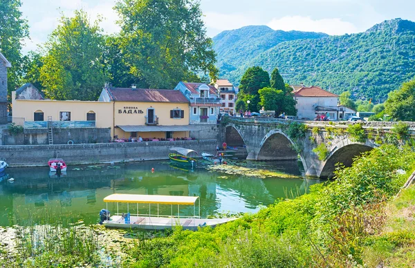 İşkodra Gölü yerleşim — Stok fotoğraf