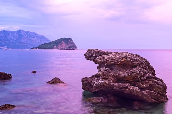 A paisagem marinha em Montenegro — Fotografia de Stock