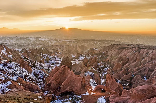 O momento do pôr do sol — Fotografia de Stock