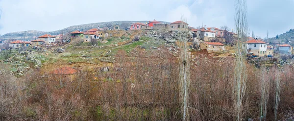 Τα σπίτια στο λόφο — Φωτογραφία Αρχείου